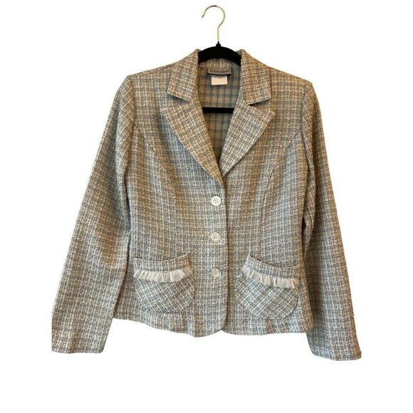 Vintage 90's Breakin' Loose Tweed Suit Set Sz 5/6 Y2K Academia Clueless School g - Picture 2 of 16